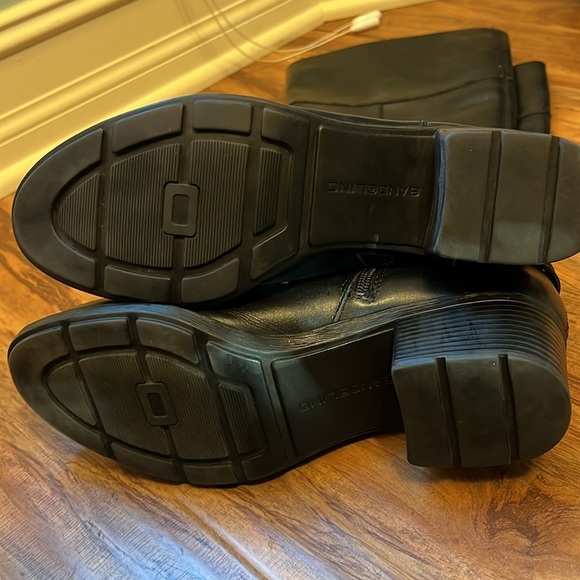 Bandolino Coloradee Black Leather Harness Riding Boots 10 Classic Equestrian - Picture 5 of 9